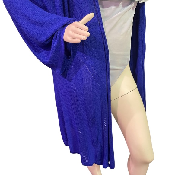 TORRID PLUS SIZE 6 Long Sleeve Cardigan Royal Blue - Picture 10 of 12